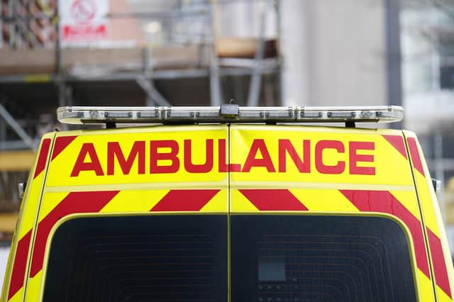 Ambulances outside the Royal London Hospital in east London. Ambulance staff in England and Wales walked out on Wednesday, following action by nurses on Tuesday, with the NHS braced for extra pressure as a knock-on effect of the industrial action. Picture date: Thursday December 22, 2022.