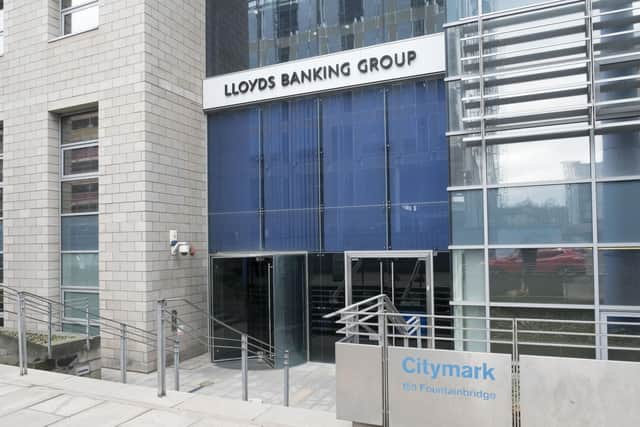 Lloyds Banking Group is one of Britain's big banks, the country's biggest mortgage lender and is also behind the Bank of Scotland and Scottish Widows brands. Picture: Ian Rutherford