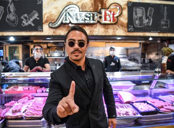 Turkish restaurateur Nusret Gokce, also known as Salt Bae, in his restaurant Nusr-Et at the Grand Bazaar in Istanbul (Picture: Ozan Kose/AFP via Getty Images)