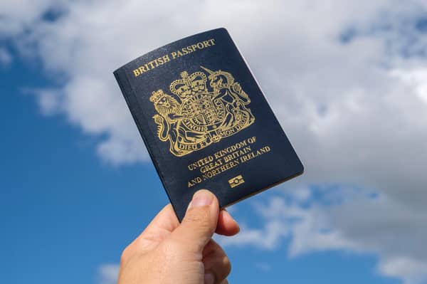 UK passport.