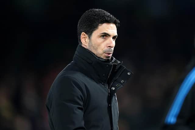Arsenal manager Mikel Arteta