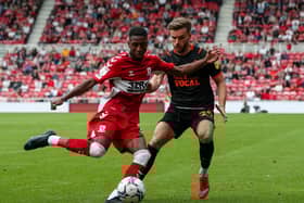 Middlesbrough’s Isaiah Jones  