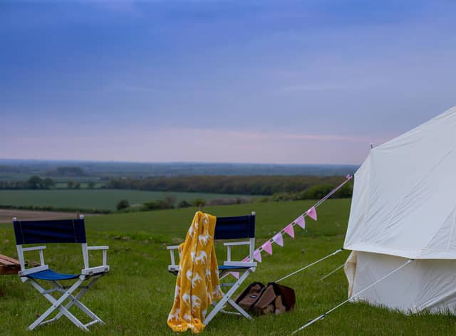 There are some stunning views across the Vale of Belvoir. Image: Belvoir Holidays