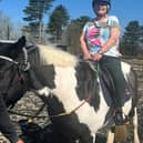 Mary ticking off her 80th bucket list horse ride