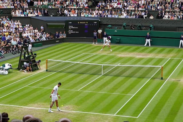 2023 Wimbledon Men's singles final.