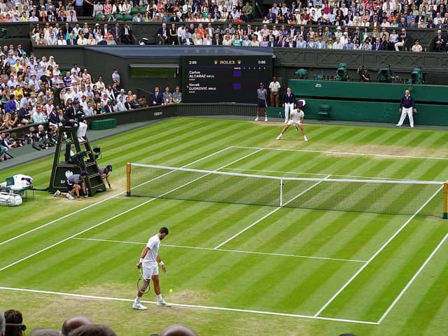 2023 Wimbledon Men's singles final.