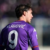 Fiorentina striker Dusan Vlahovic  (Photo by Alessandro Sabattini/Getty Images)