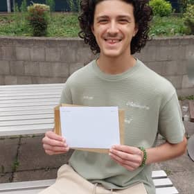 Ernest Bevin students collecting their results today