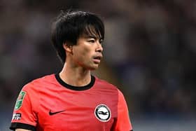 The Japan international has signed a new contract with Brighton. 