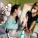 More NHS staff in London are yet to have any of their Covid vaccines than anywhere else in England, figures have revealed. Photo: AFP via Getty 