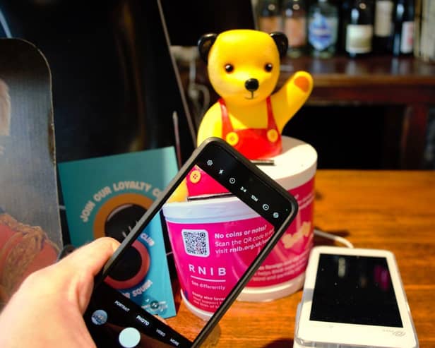 RNIB's new Sooty Collection Box.