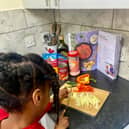 Layan using the cookbook