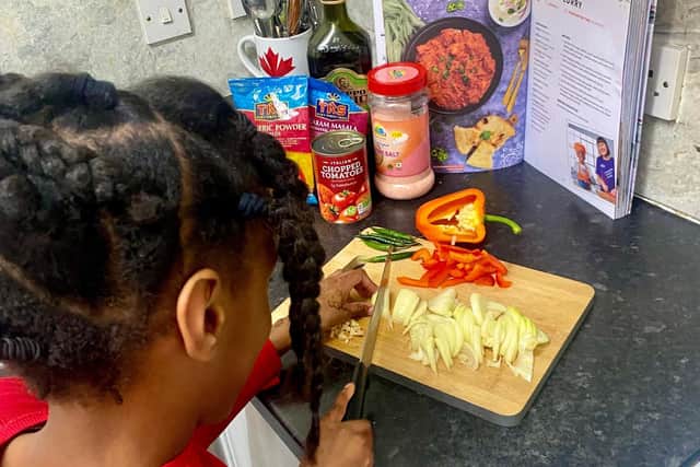 Layan using the cookbook