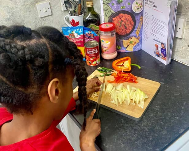 Layan using the cookbook