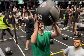 John Ryan taking part in the Hyrox challenge for charity