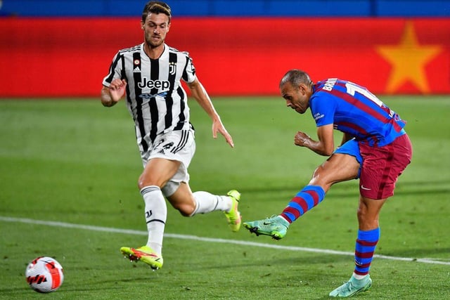 The first big name addition to the Hammers' new look side, the Italian international arrived from Juventus.
(Photo by PAU BARRENA/AFP via Getty Images)