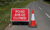 Road Closed signs. Tuesday May 12th 2020