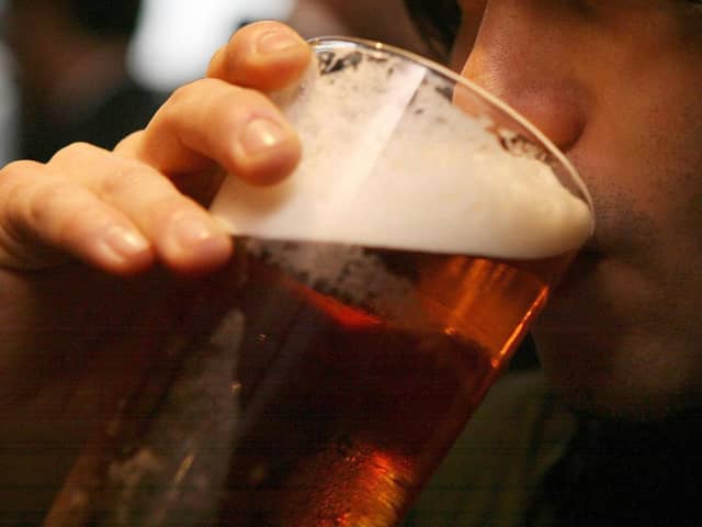 Stock drinking picture, photo from Johnny Green PA Images