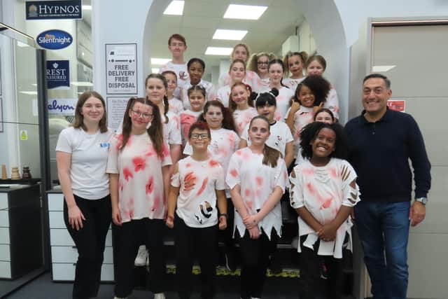 Lucy Stean, owner of LMA Studios and Colin Deliton, owner of The Bed Gallery at the Spooktacular event on Cheshunt High Street as part of a Halloween event for Love Cheshunt.
