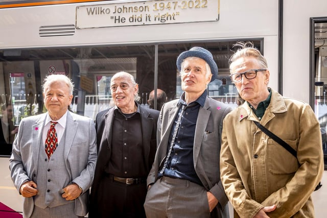(L-R) John B Sparks from Dr Feelgood, Norman Watt-Roy from the Wilko Johnson Band, brother Malcolm Wilkinson and Essex based writer and musician Will Birch
