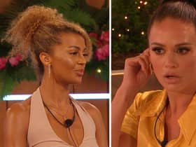 A feud between Zara Deniz Lackenby-Brown and Olivia Hawkins on tonight's episode has been teased. Picture: ITV plc/Lifted entertainment.
