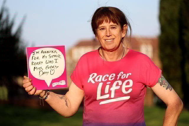 Paula will take part in memory of her sister Kerry who died of cancer