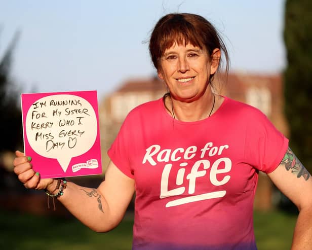 Paula will take part in memory of her sister Kerry who died of cancer