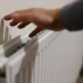 A radiator at a home in north London.