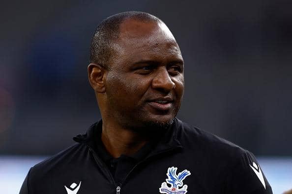 Crystal Palace boss Patrick Viera.  