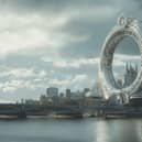 London Eye in Art Nouveau