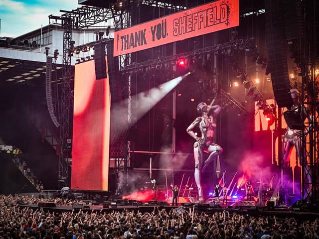 Mötley Crüe perform live for the "The World Tour" at Sheffield Bramall Lane on May 22, 2023 in Sheffield. Picture: Anthony Devlin/Getty Images for Live Nation UK