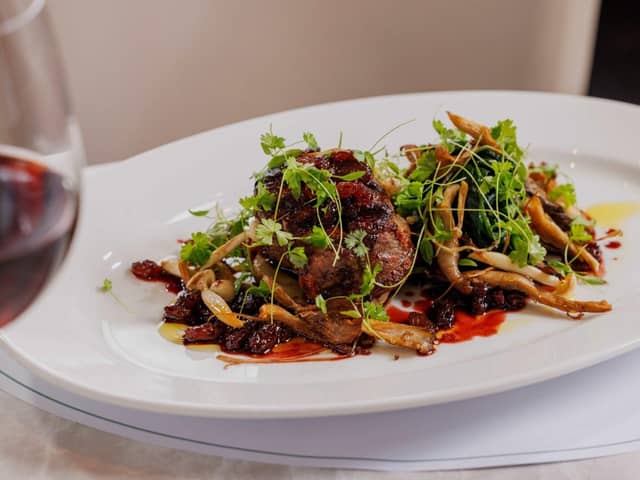 Fillet steak raisin secs now being served at Marco Pierre White's Whitechapel restaurant.