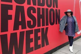 Maria Bello aka JARIVA Image & Identity Coach attending London Fashion Week