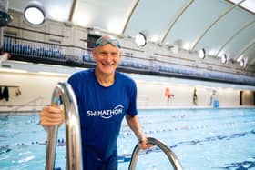 Former Olympic gold medallist Duncan Goodhew wants Londoners to join him for Swimathon 2025. Dive in at swimathon.org