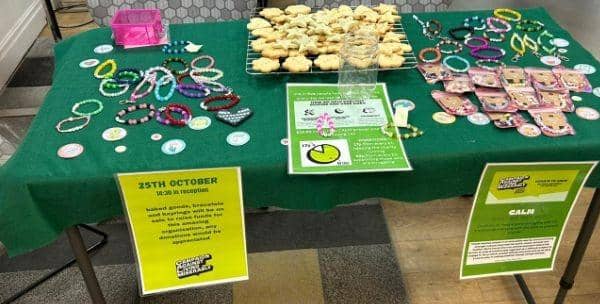 Service users at Cygnet Hospital Ealing bake cakes and sell bracelets to help Greg with his fundraising