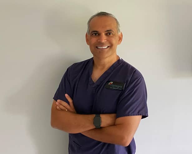 Optegra surgeon Shafiq Rehman