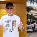 Peter Egan hopes that London dog lovers will take part in the sponsored walk on Saturday - Animal News Agency