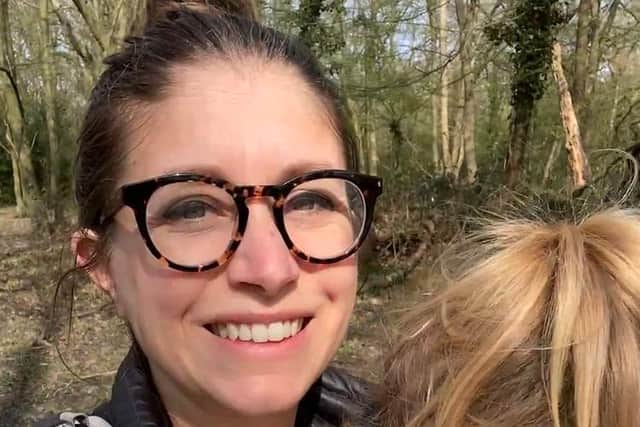 Blaze Trails CIC founder and mum Katy O’Neill Gutierrez.