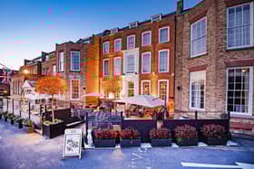 The terrace of 144 On The Hill at Richmond Hill Hotel