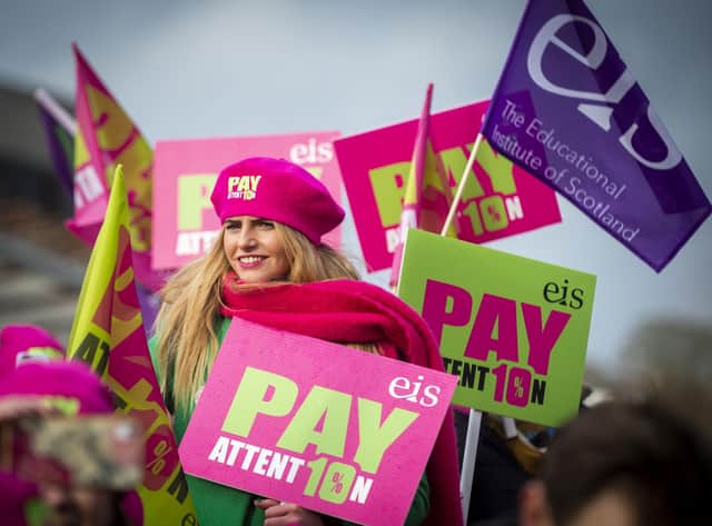 Schools are set to close in January as teachers prepare to walk out again in pay dispute. Picture: Lisa Ferguson.