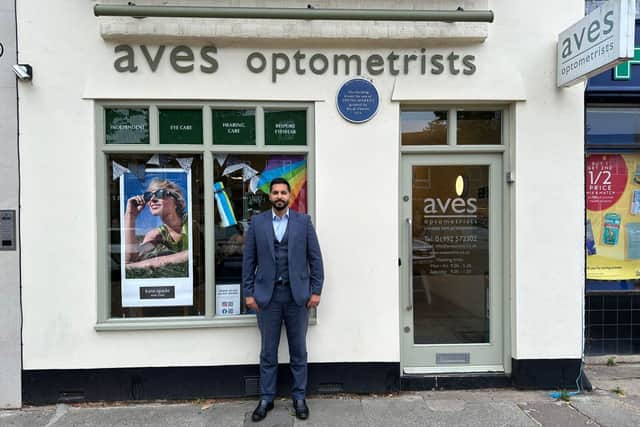 Zahir-Ally Kanji at Aves Optometrists.