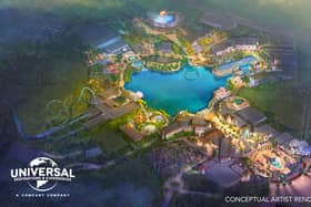 Artist rendering issued by Universal Destinations & Experiences of the first Universal theme park in Europe. Picture: Universal Destinations & Experiences