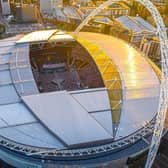 Wembley Stadium.
