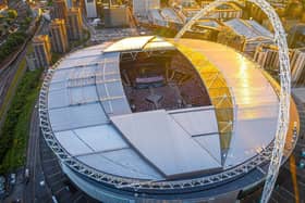 Wembley Stadium.