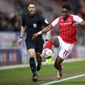 Rotherham United winger Chiedozie Ogbene.  