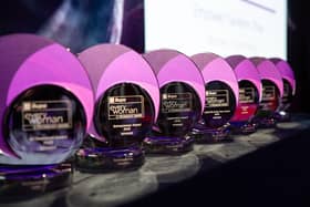 2025 Bupa everywoman in Technology Award Trophies
