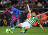 Ousmane Dembele playing for Barcelona (Photo by Alex Caparros/Getty Images)