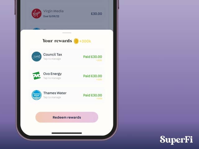 SuperFi offers cashback rewards to encourage timely bill payments