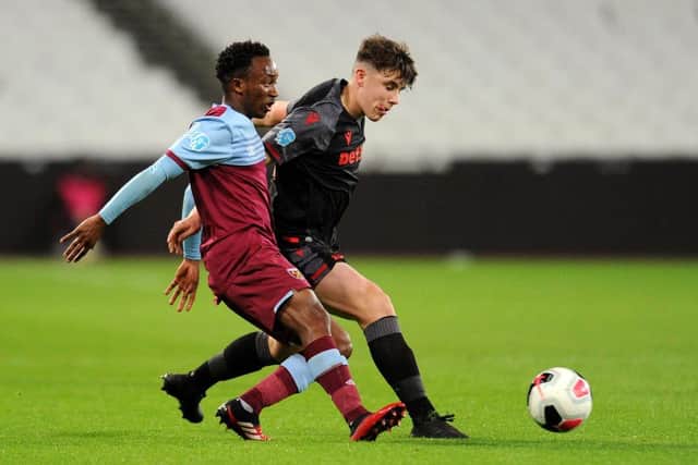 Diallo in action for West Ham in 2020.