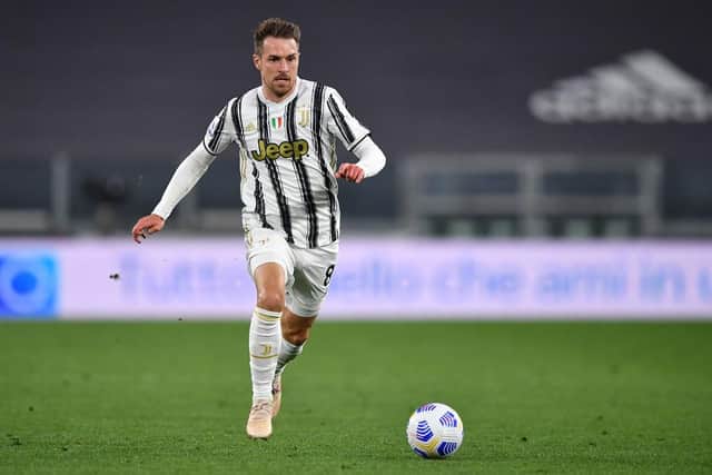 Aaron Ramsey playing for Juventus (Photo by Valerio Pennicino/Getty Images )
